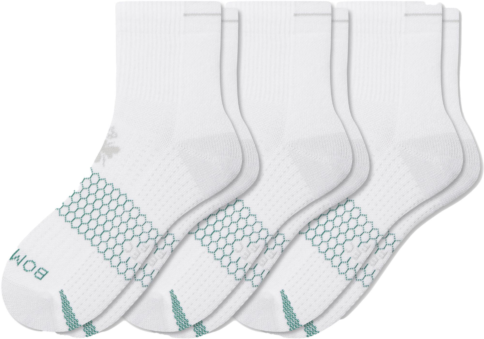 Bomba's Men's 1/4 Performance Golf Socks - 3 Pack