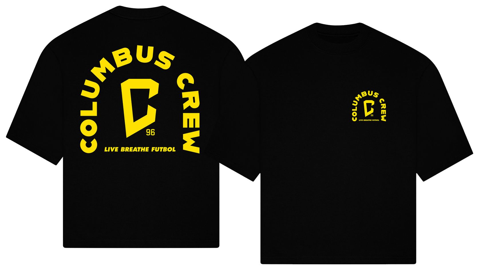 Live Breathe Futbol Adult Columbus Crew Black 2026 Tunnel Home T-Shirt