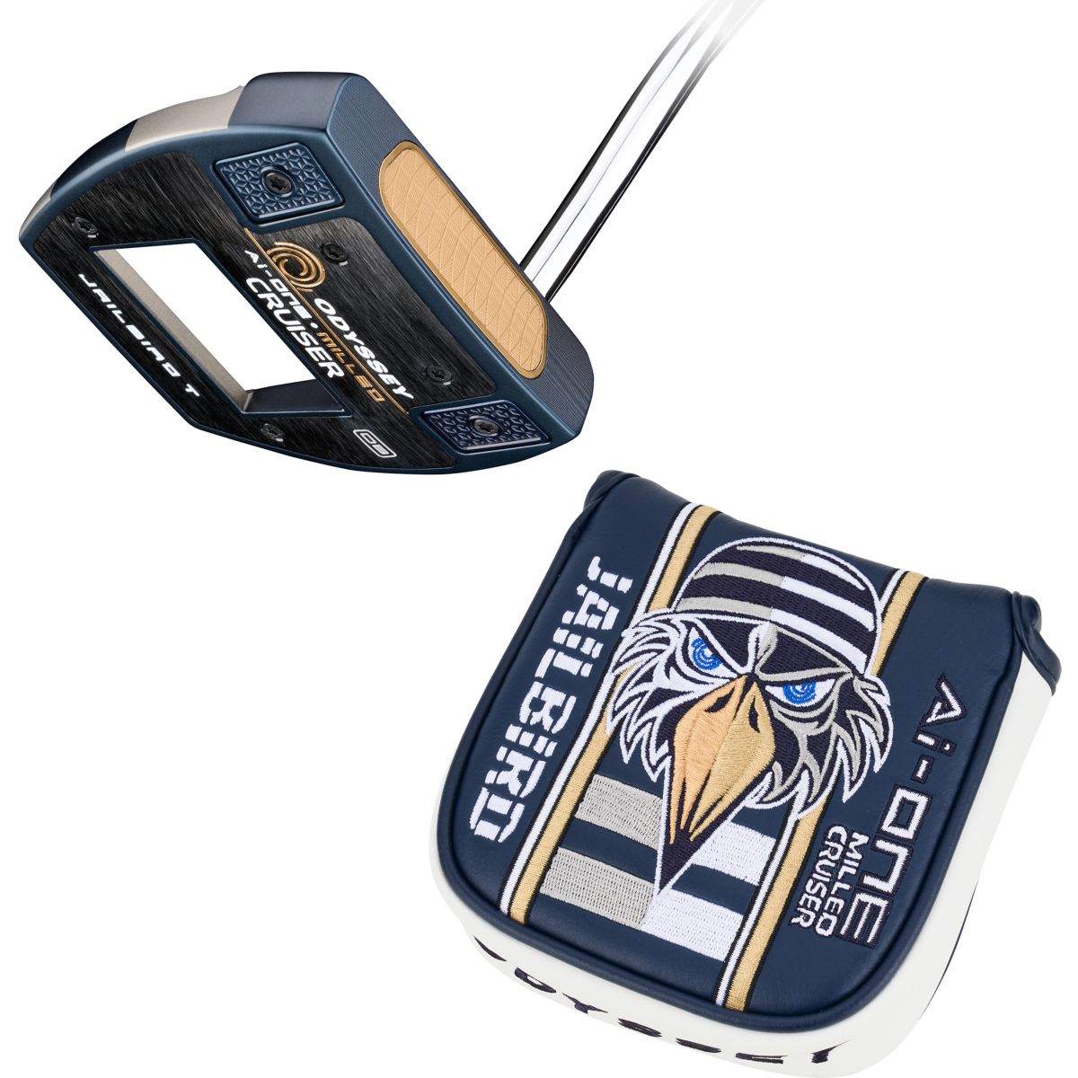 Odyssey Ai-One Milled Jailbird Mini T Putter | Golf Galaxy