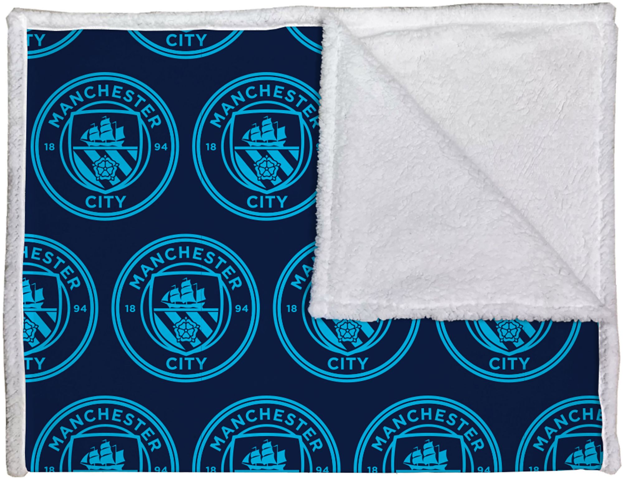 Character World Manchester City Sherpa Blanket