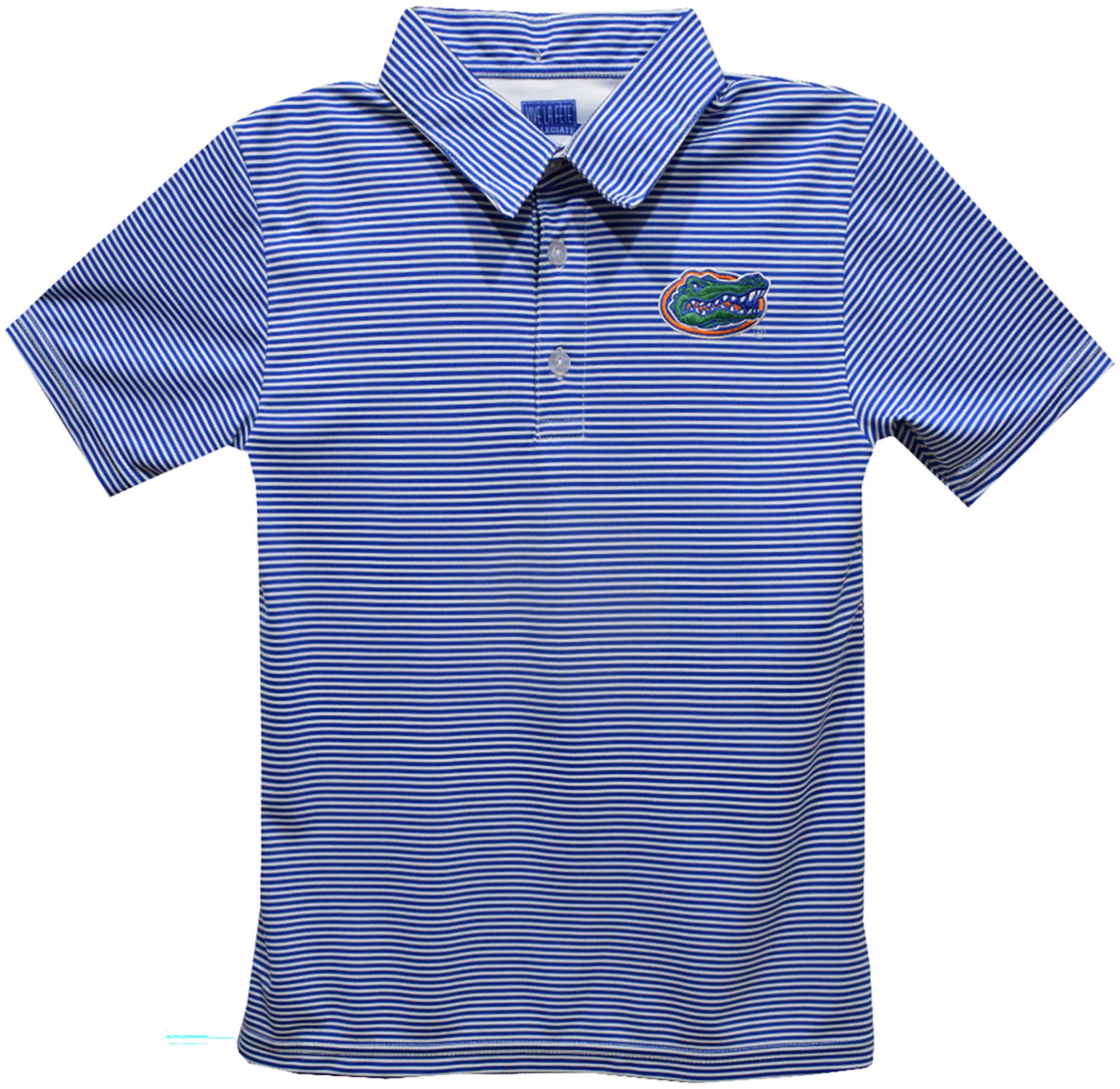Vive La Fete Youth Florida Gators Royal Ted Stripe Polo