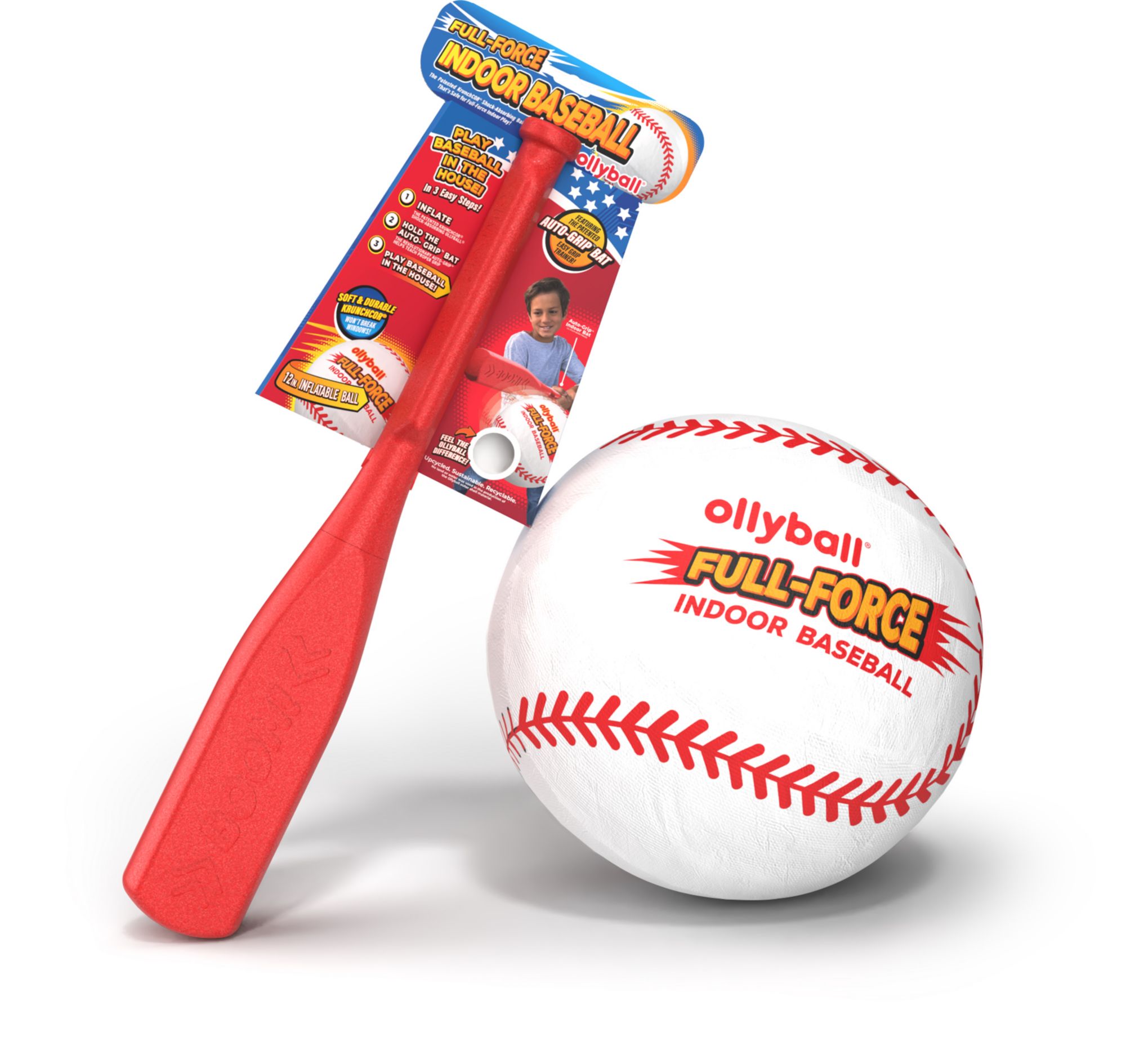 Ollyball Full-Force Indoor Baseball Set