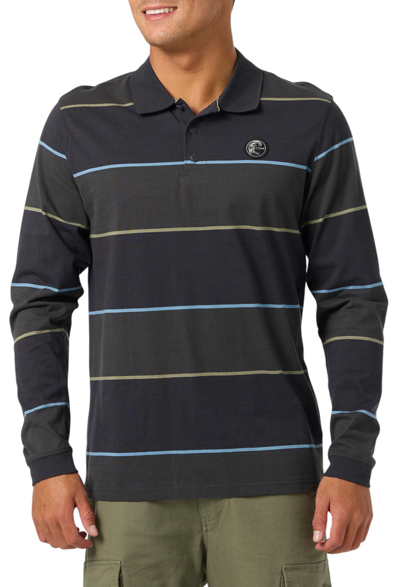 O'Neill Men's OG Cassidy Long Sleeve Knit Polo