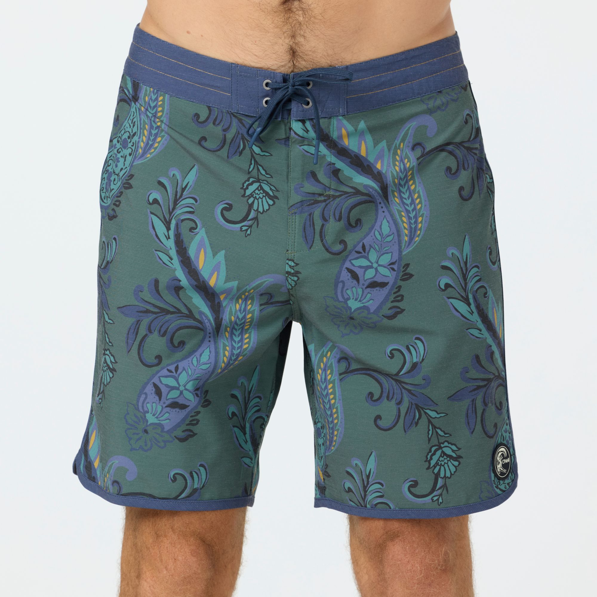 O'Neill Men's O'Riginals Print Scallop 18" Board Shorts