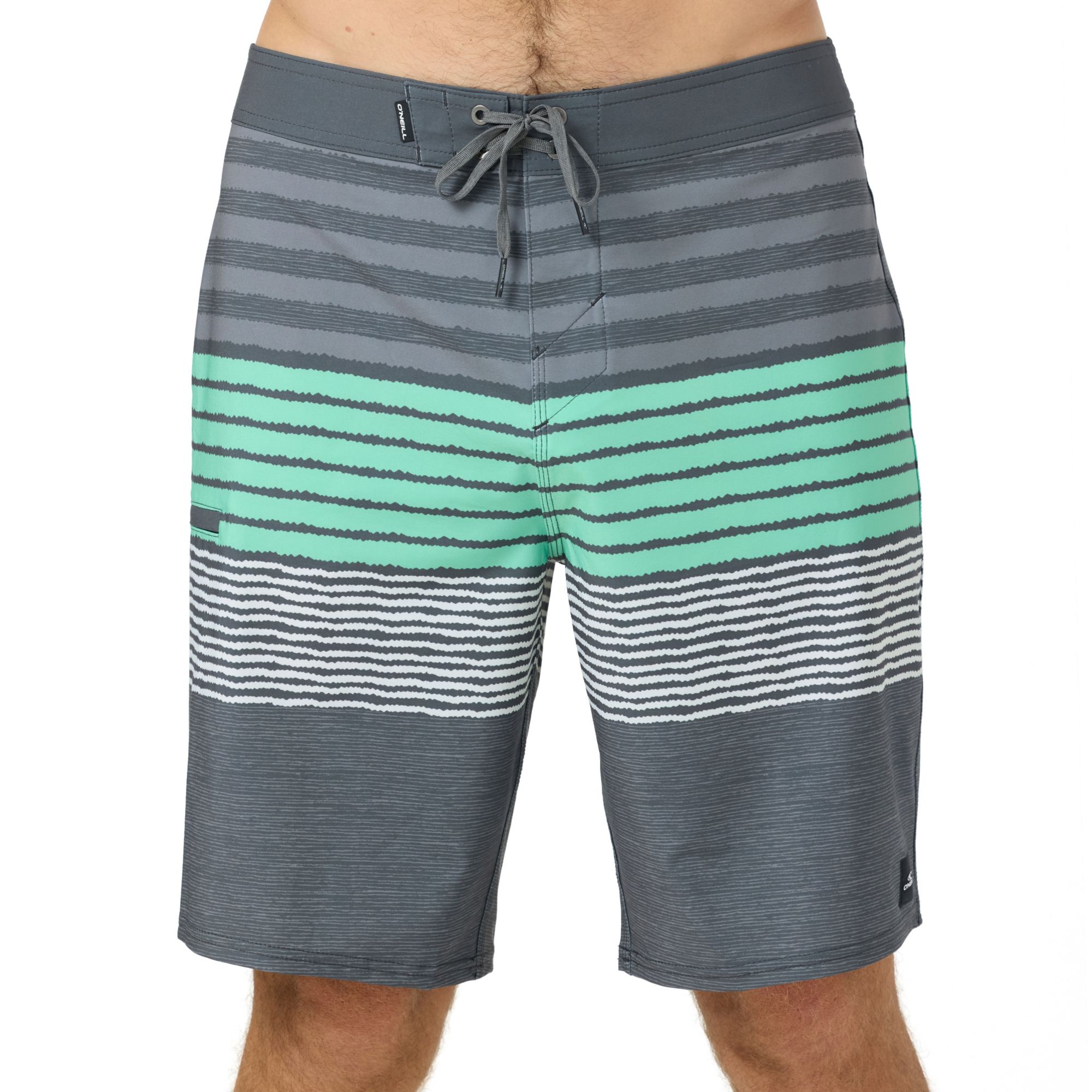 O'Neill Men's Hyperfreak Heat Stripe 20" Board Shorts