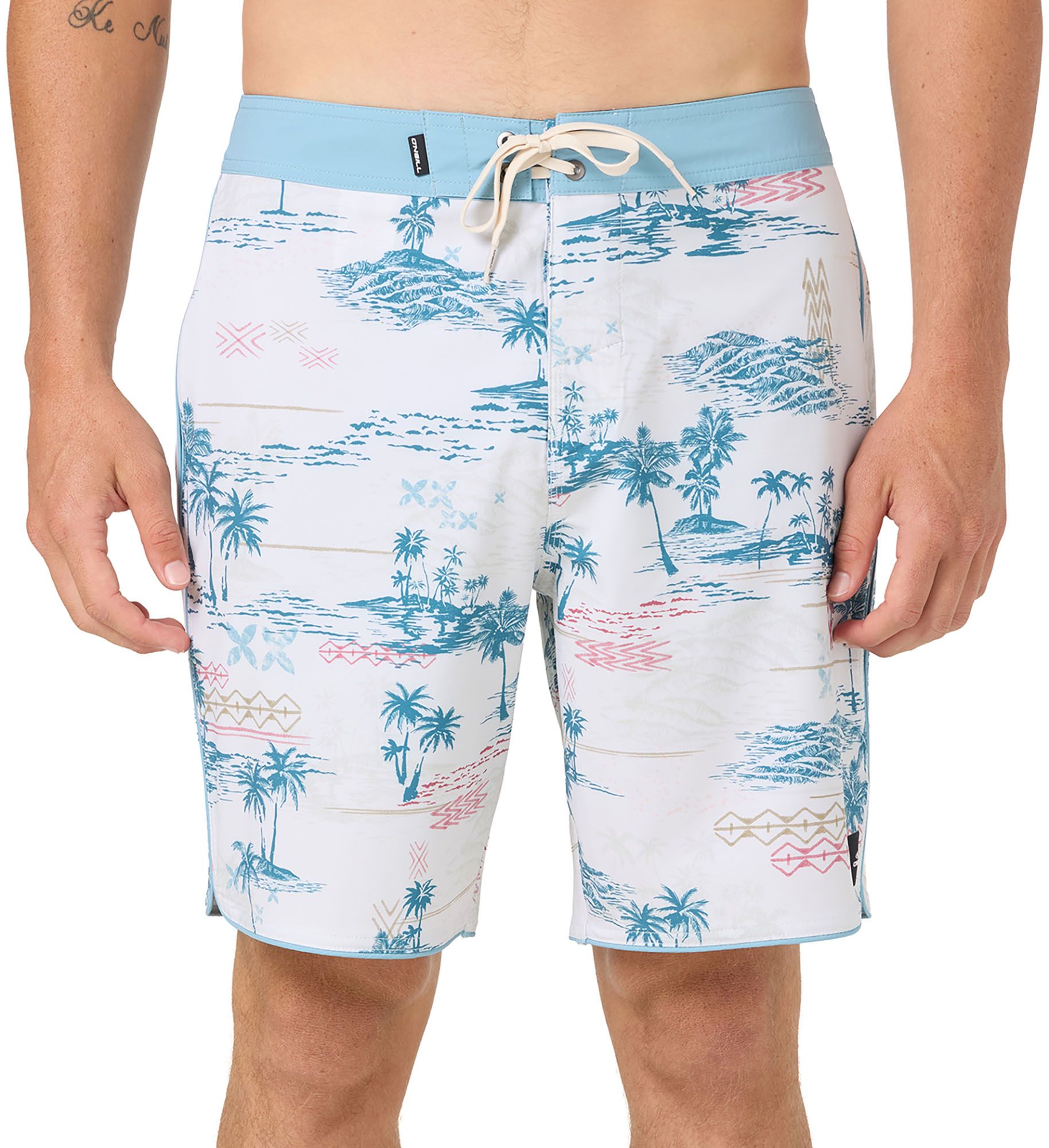 O'Neill Men's Hyperfreak Mysto Scallop 19" Boardshorts