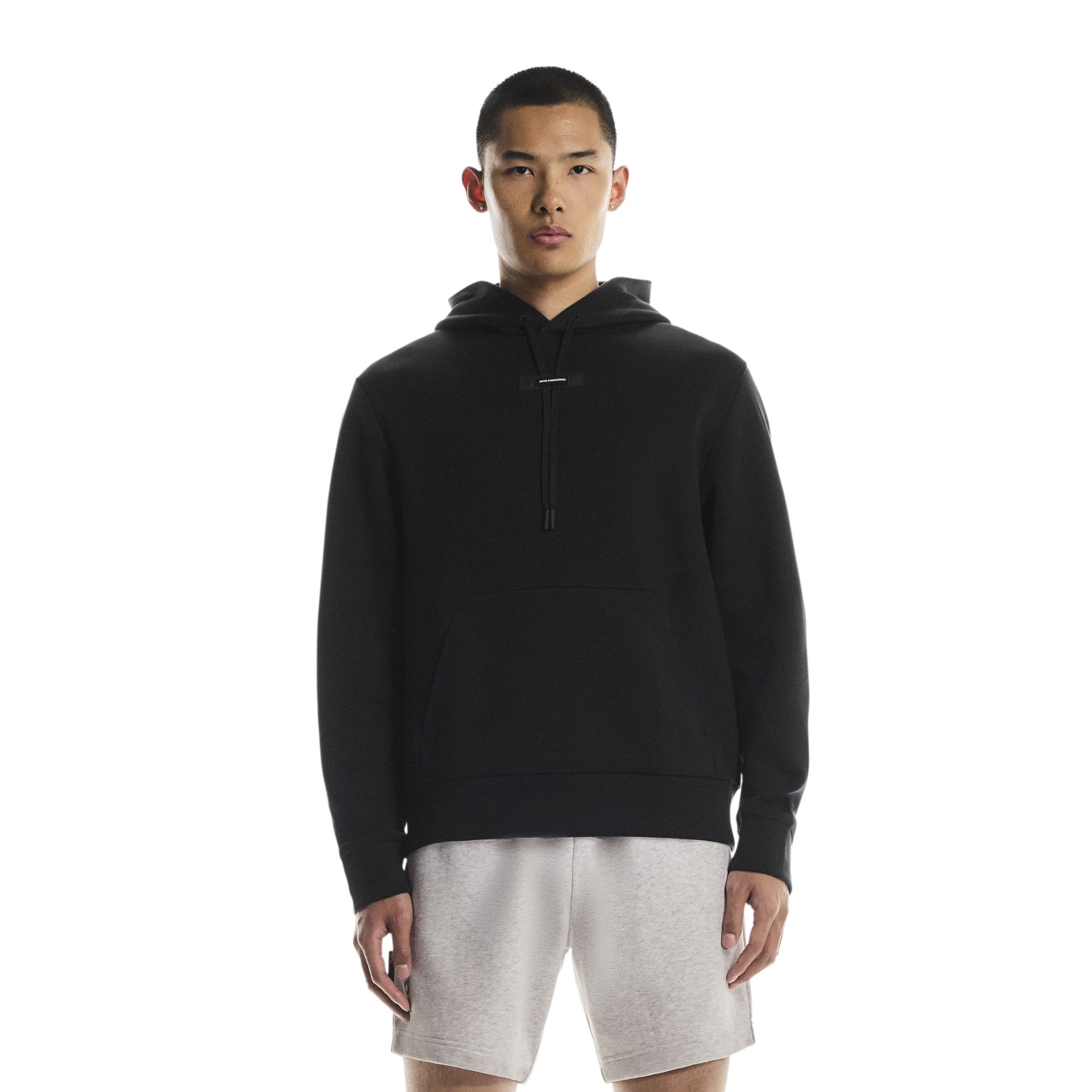 On Men's Focus Tech Hoodie Black thumbnail