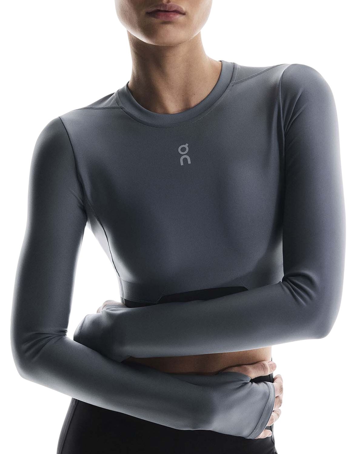 On Women's Train Long Sleeve Crop