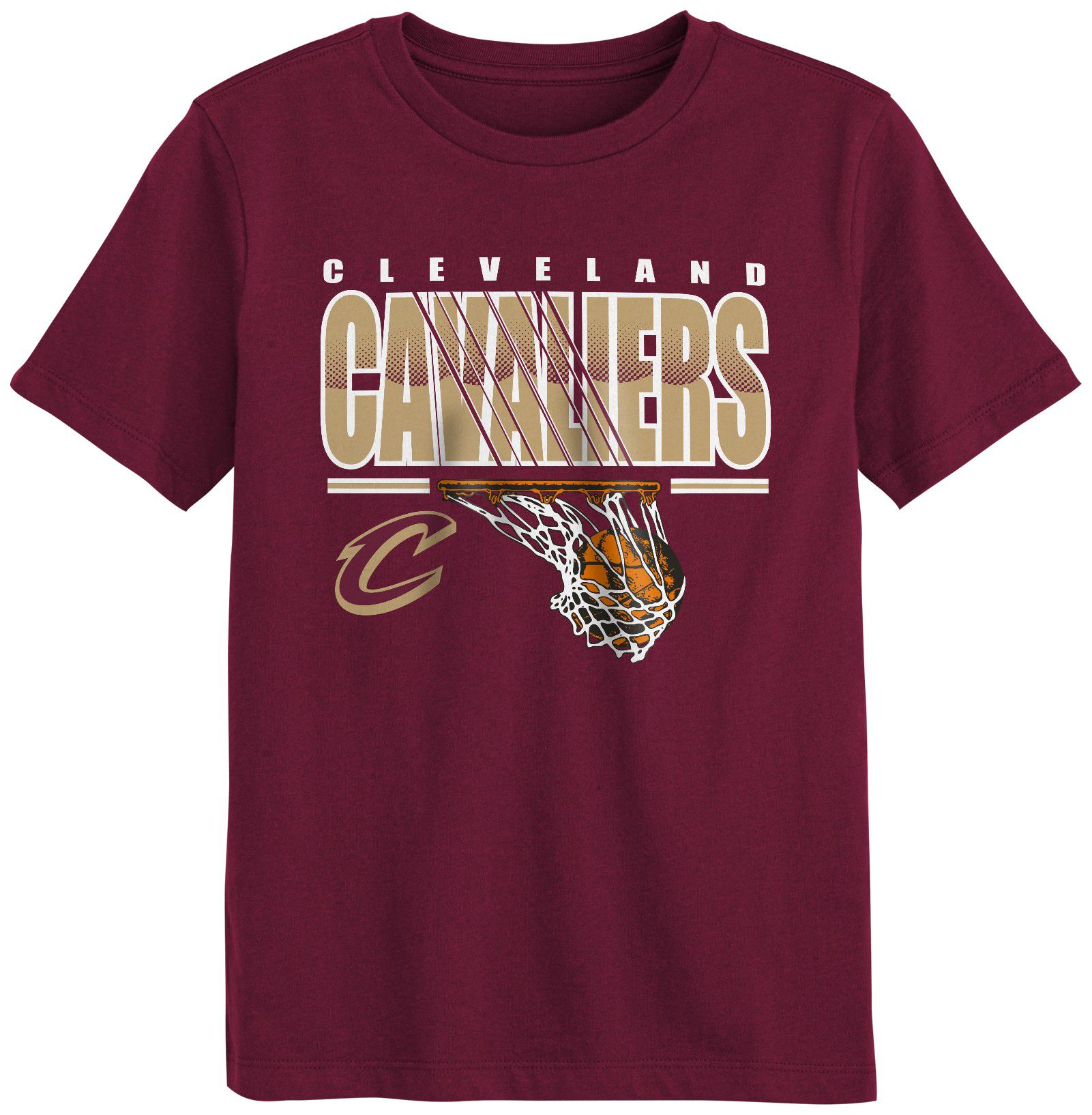 NBA Boys'  Cleveland Cavaliers Red Hoop Dreams Short Sleeve T-Shirt