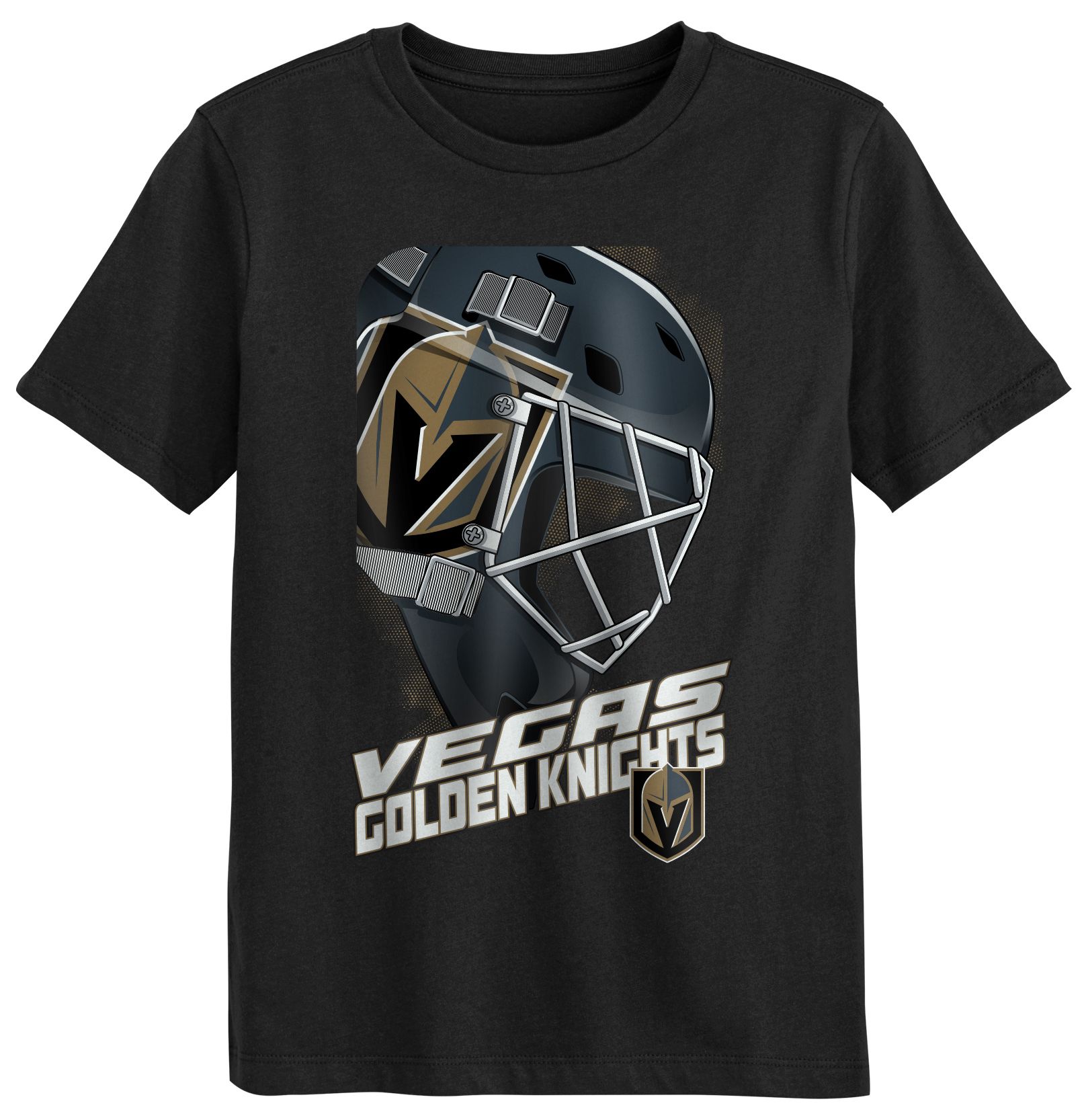Outerstuff Boys' Vegas Golden Knights Black Defender T-Shirt