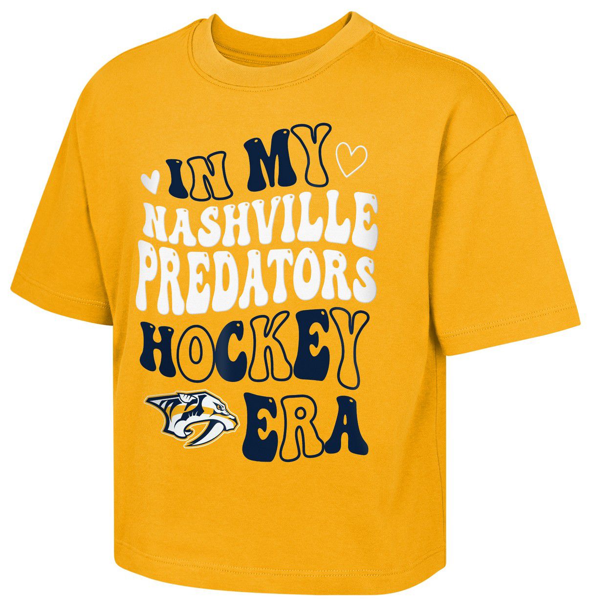NHL Girls' Nashville Predators Gold 'My Era' T-Shirt
