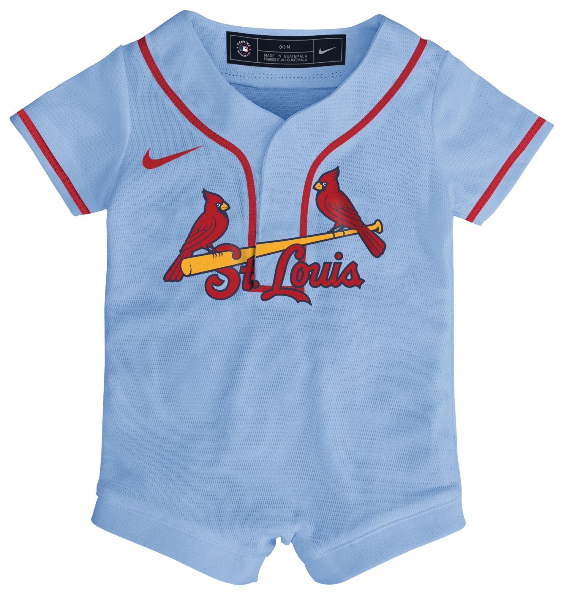 MLB Team Apparel Newborn St. Louis Cardinals Alternate Replica Romper
