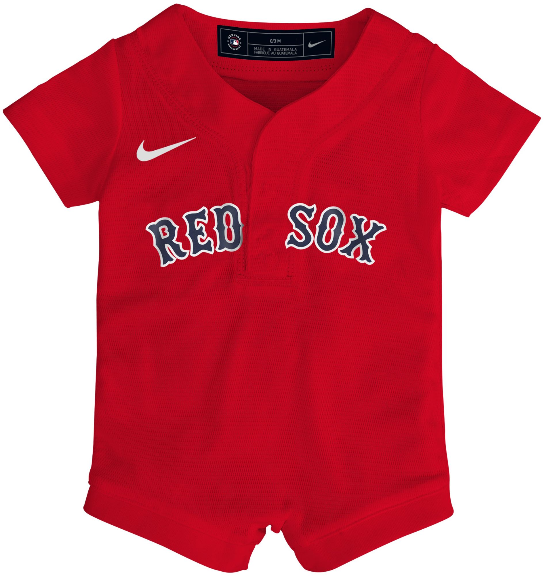 MLB Team Apparel Newborn Boston Red Sox Alternate Replica Romper