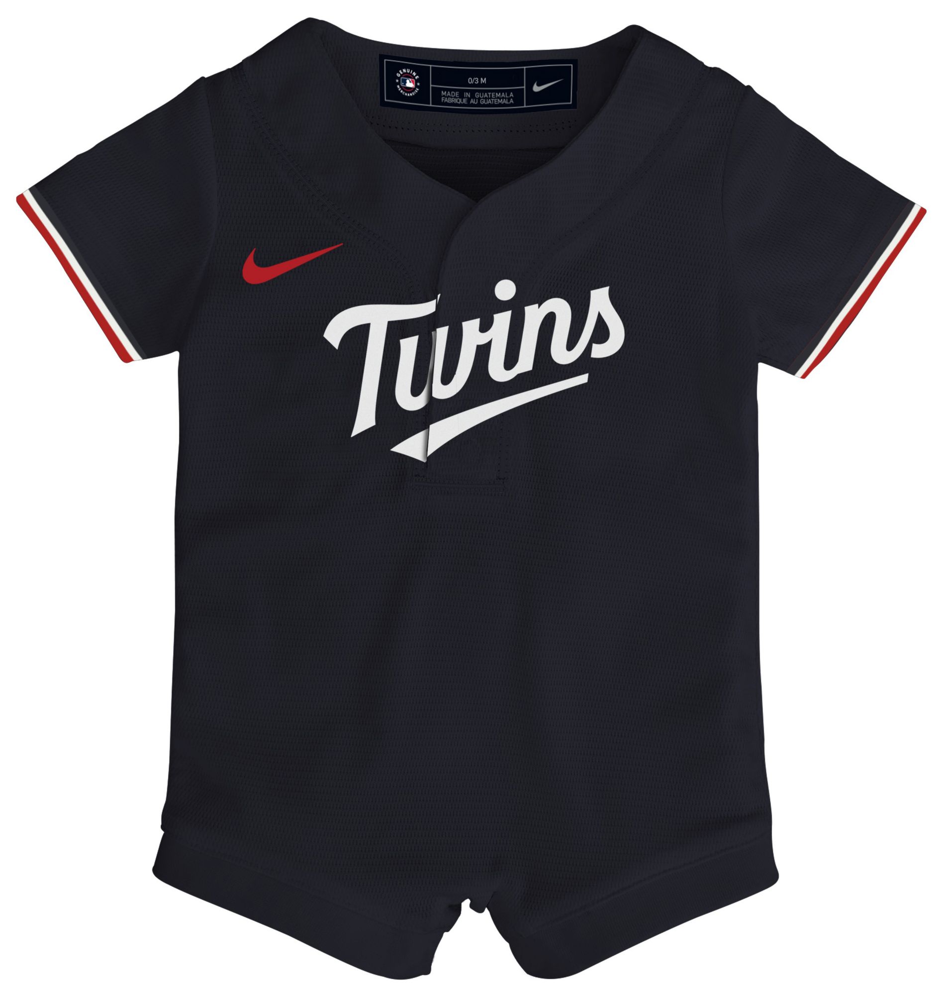 MLB Team Apparel Newborn Minnesota Twins Alternate Replica Romper