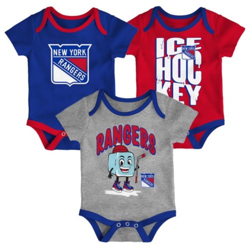 NHL Infant Colorado Avalanche Multicolor 3-Piece Creeper Header
