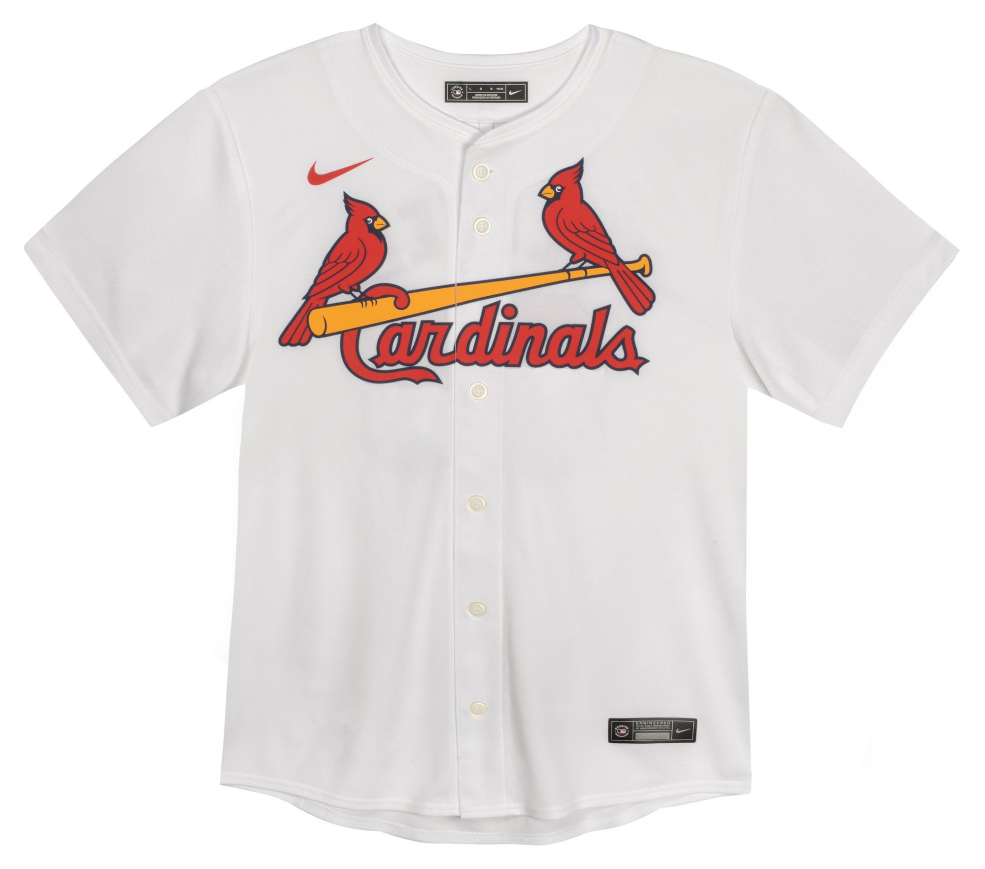 Outerstuff Toddler St. Louis Cardinals White Blank Home Game Jersey