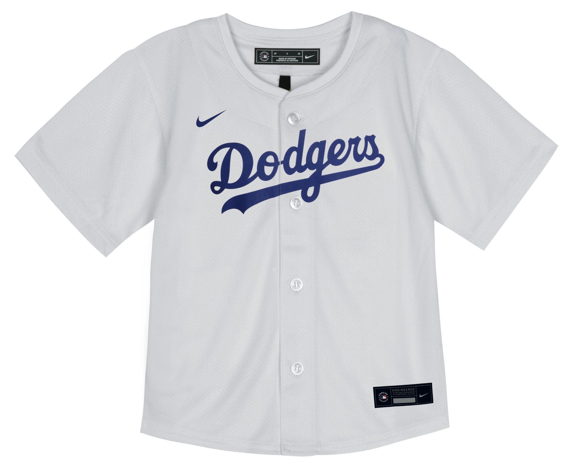 Outerstuff Toddler Los Angeles Dodgers White Blank Home Game Jersey