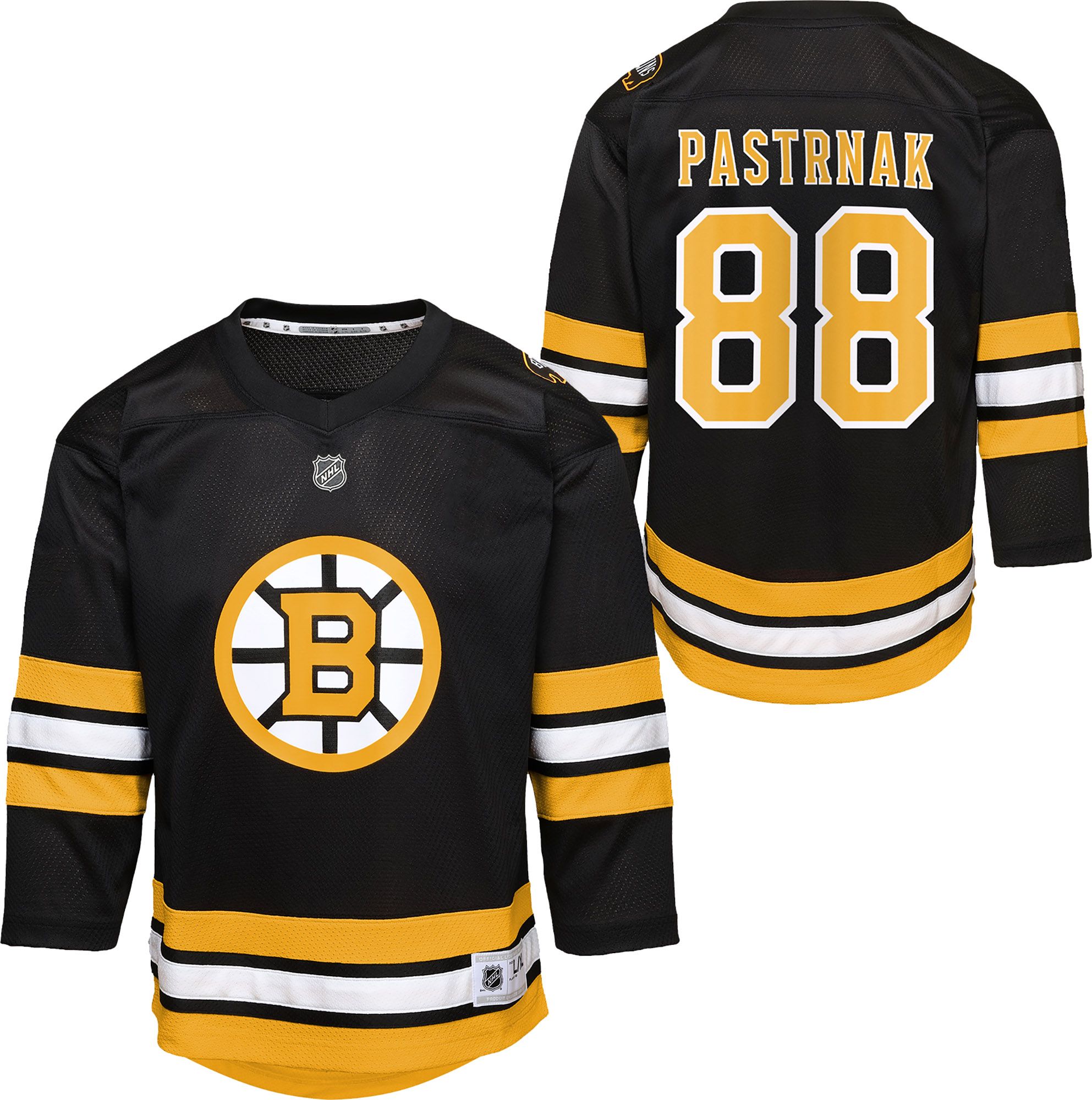NHL Toddler Boston Bruins David Pastrnak #88 Home Black Replica Jersey