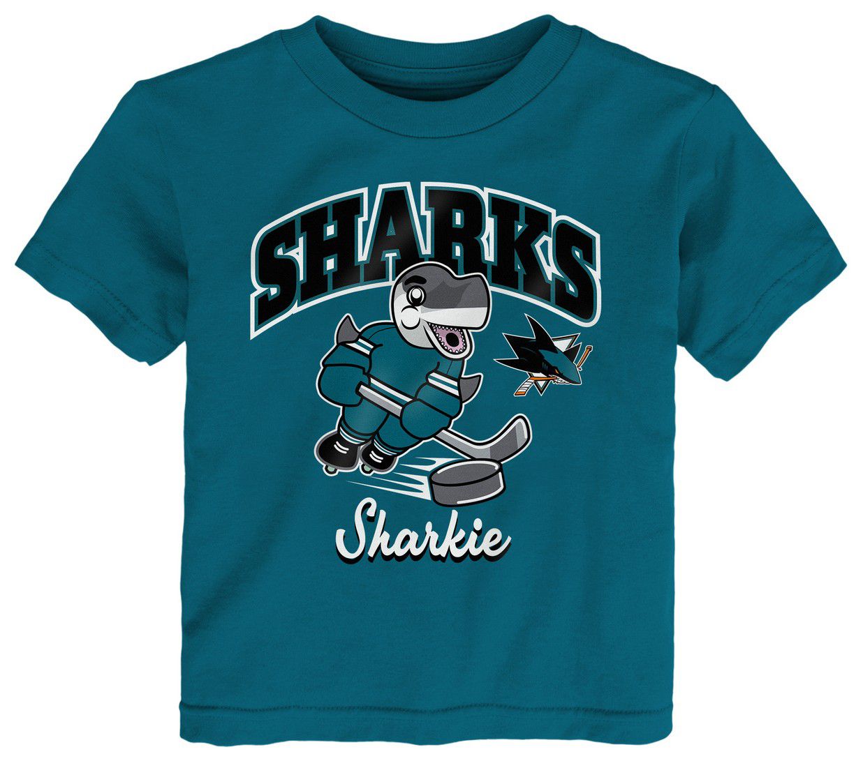 NHL Toddler San Jose Sharks Teal Mascot T-Shirt