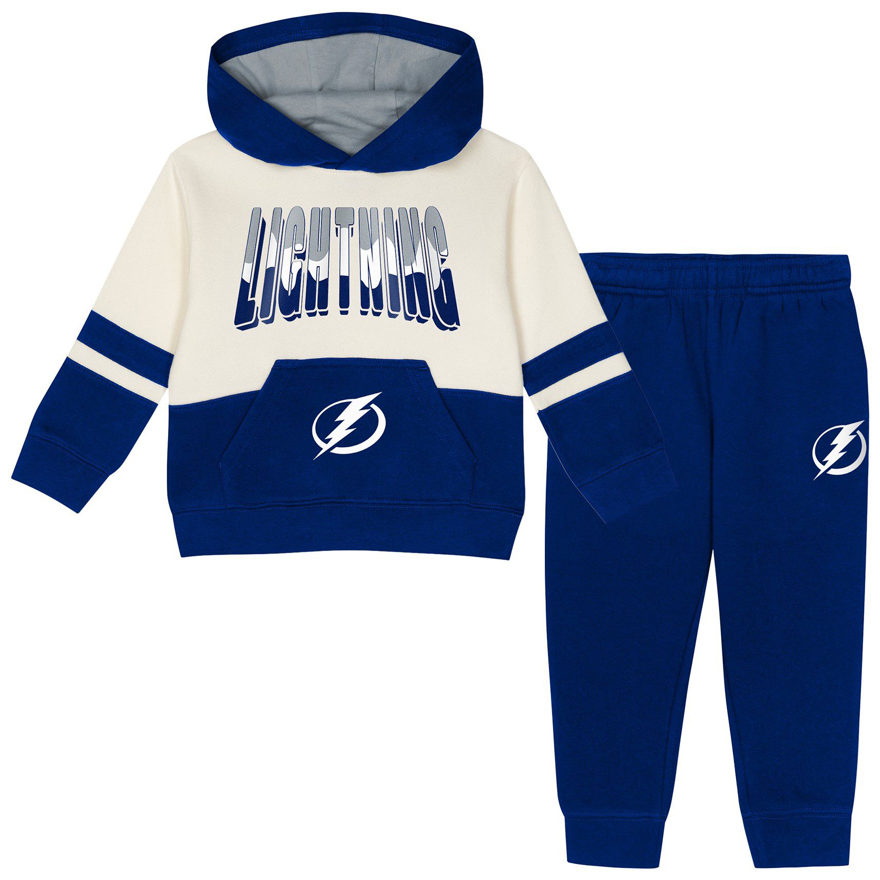 NHL Toddler Tampa Bay Lightning Navy Chants and Cheers Fleece Apparel Set