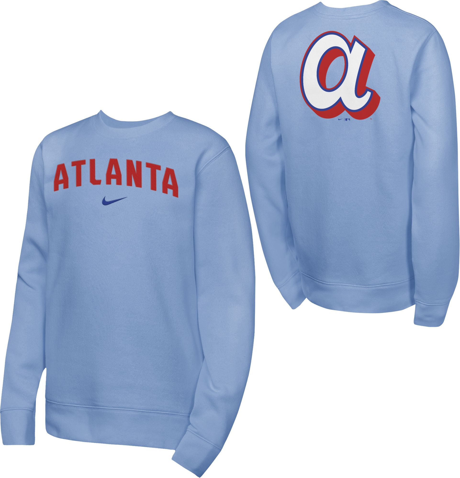 MLB Youth Atlanta Braves 2026 City Connect 2 Hit Crewneck Sweatshirt