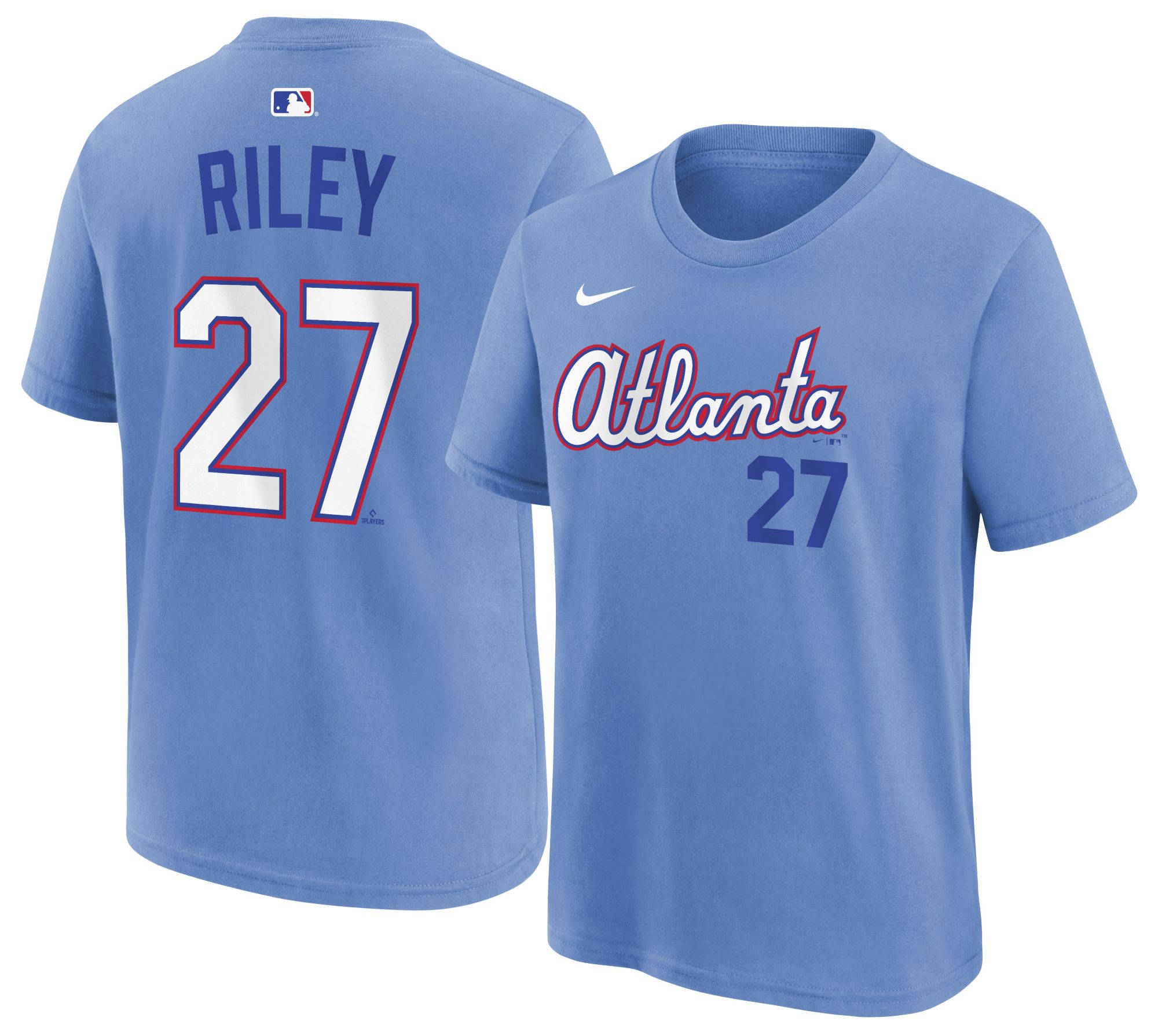 Outerstuff Youth Atlanta Braves Austin Riley #27 City Connect T-Shirt