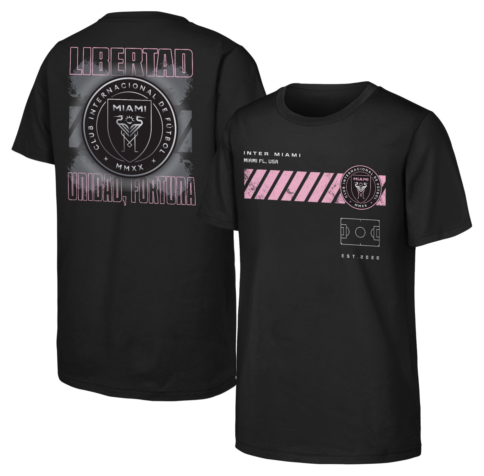 MLS Youth Inter Miami CF Black Defender T-Shirt