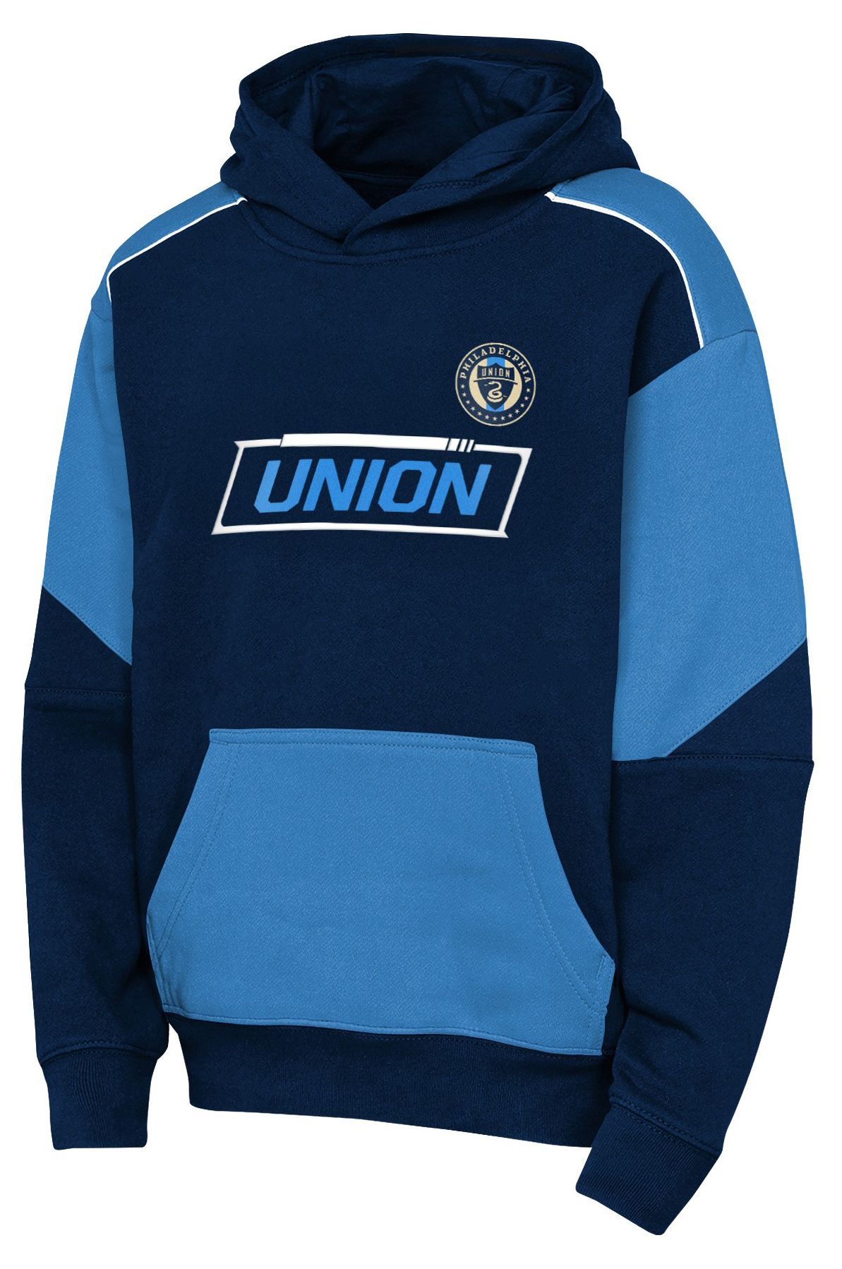 MLS Youth Philadelphia Union Navy Break Free Fleece Pullover Hoodie