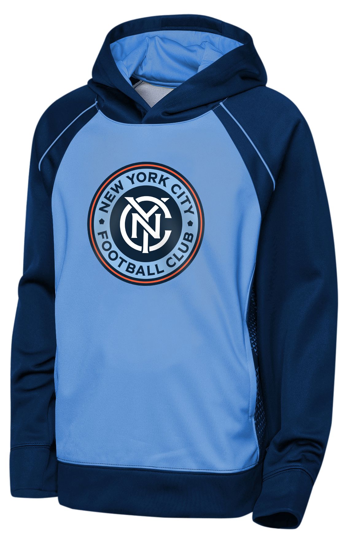 MLS Youth New York City FC Navy Fierce Striker Fleece Pullover Hoodie