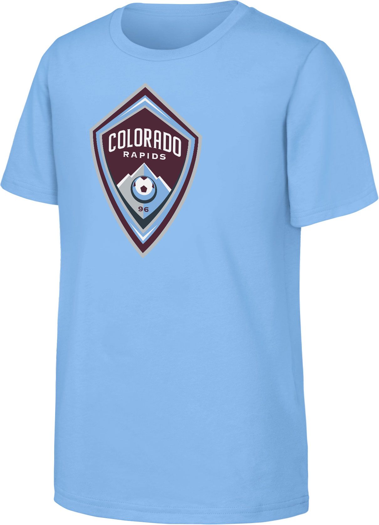 MLS Youth Colorado Rapids Light Blue Logo T-Shirt