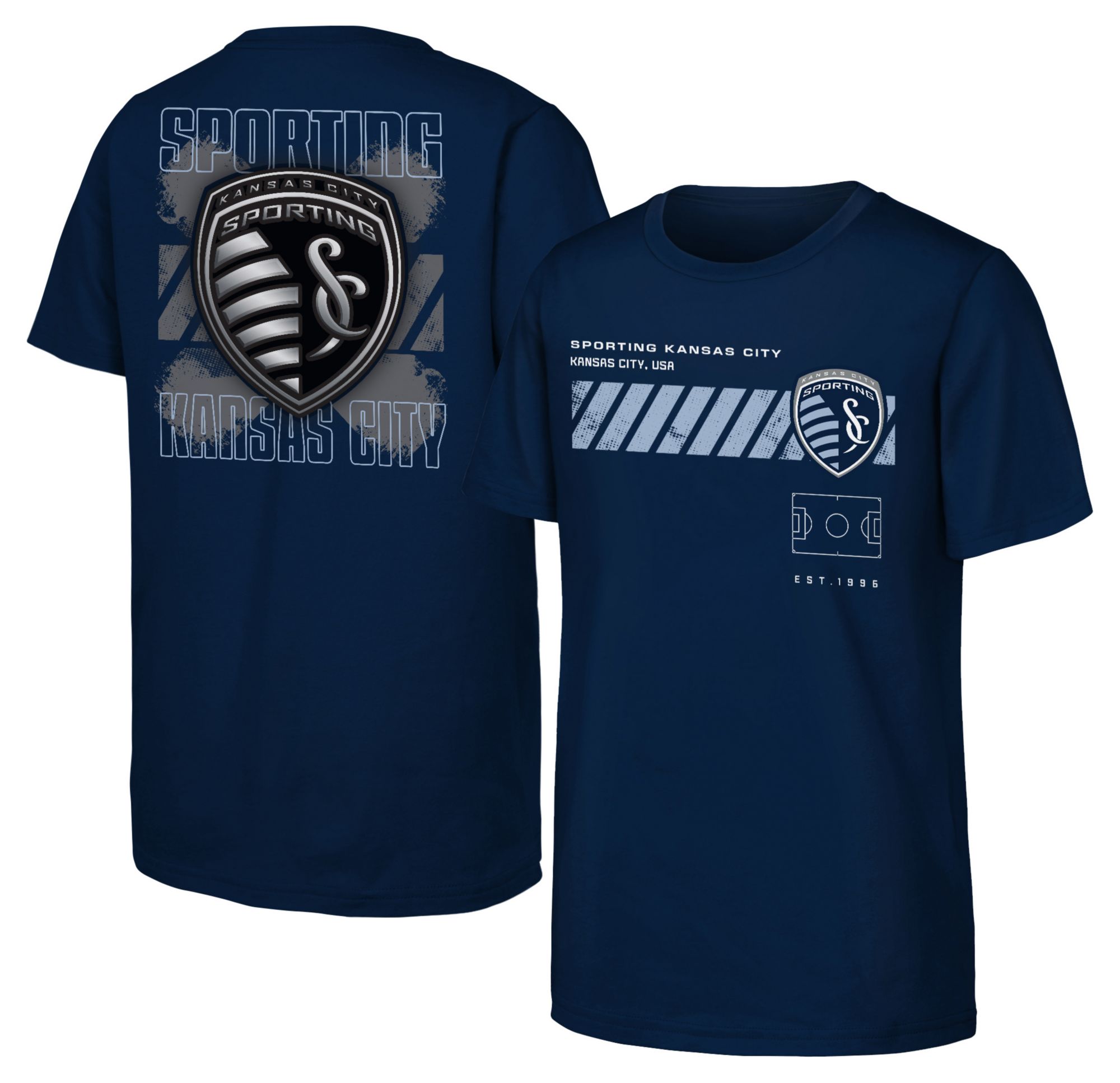 MLS Youth Sporting Kansas City Navy Defender T-Shirt