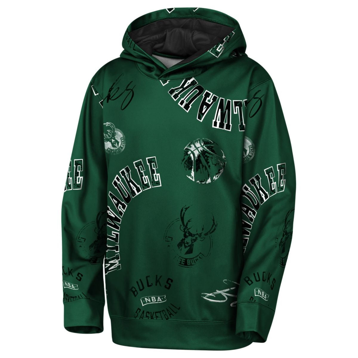 NBA Youth Milwaukee Bucks Green Pullover Hoodie Dick's Sporting