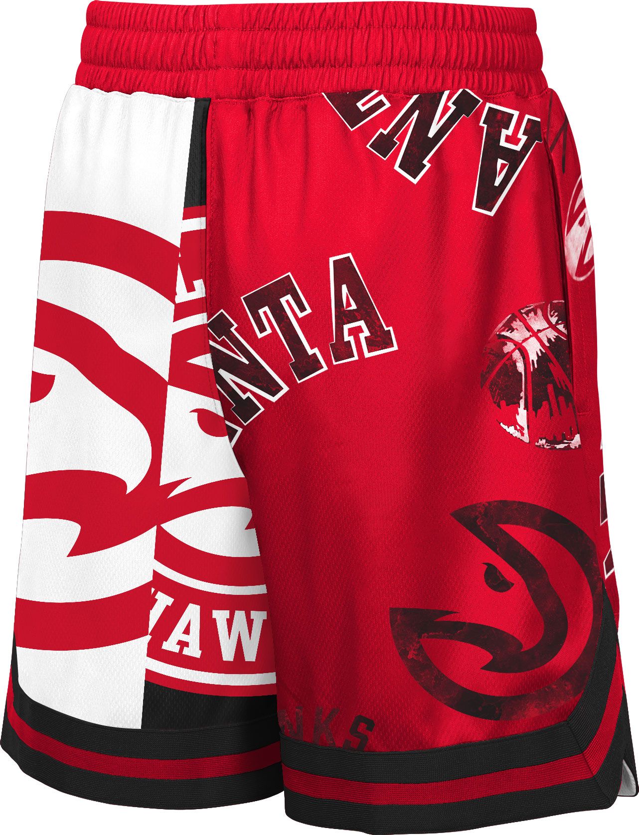 Outerstuff Youth Atlanta Hawks Black Graphic Baller Short