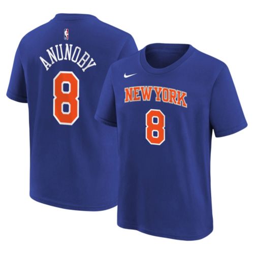Nike Youth New York Knicks Mikal Bridges #25 Blue T-Shirt