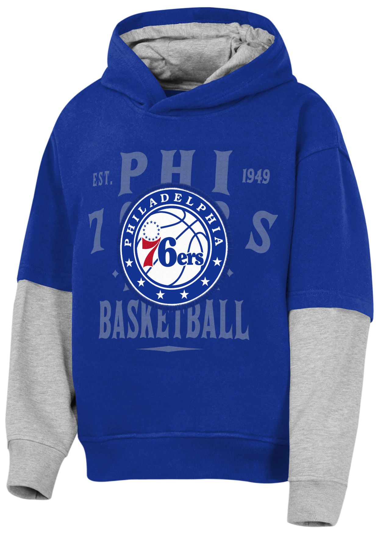 NBA Youth Philadelphia 76ers Blue Assist Pullover Hoodie