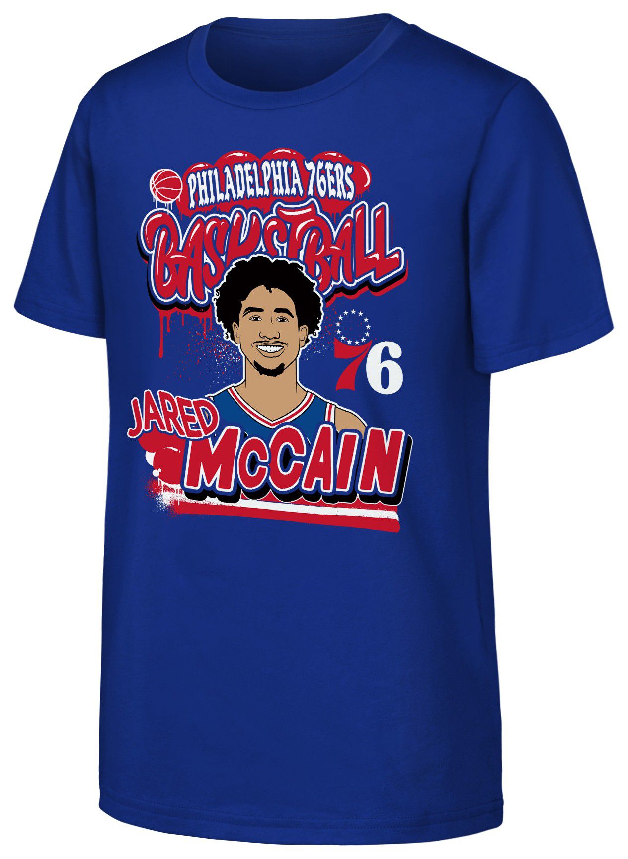 Outerstuff Youth Philadelphia 76ers Jared McCain Royal Baller Short Sleeve T-Shirt