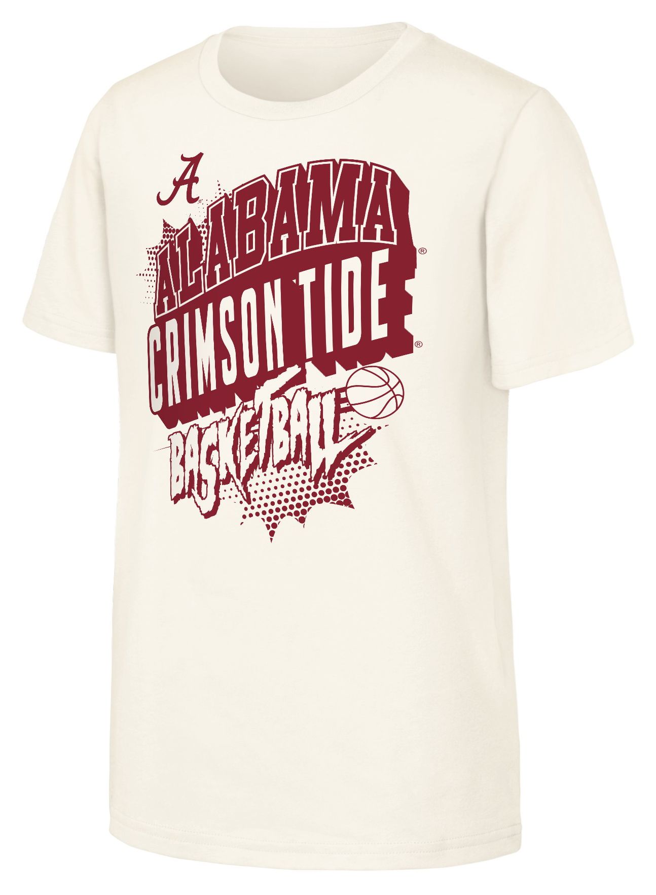 NCAA Youth Alabama Crimson Tide Natural Action Comics Basketball T-Shirt