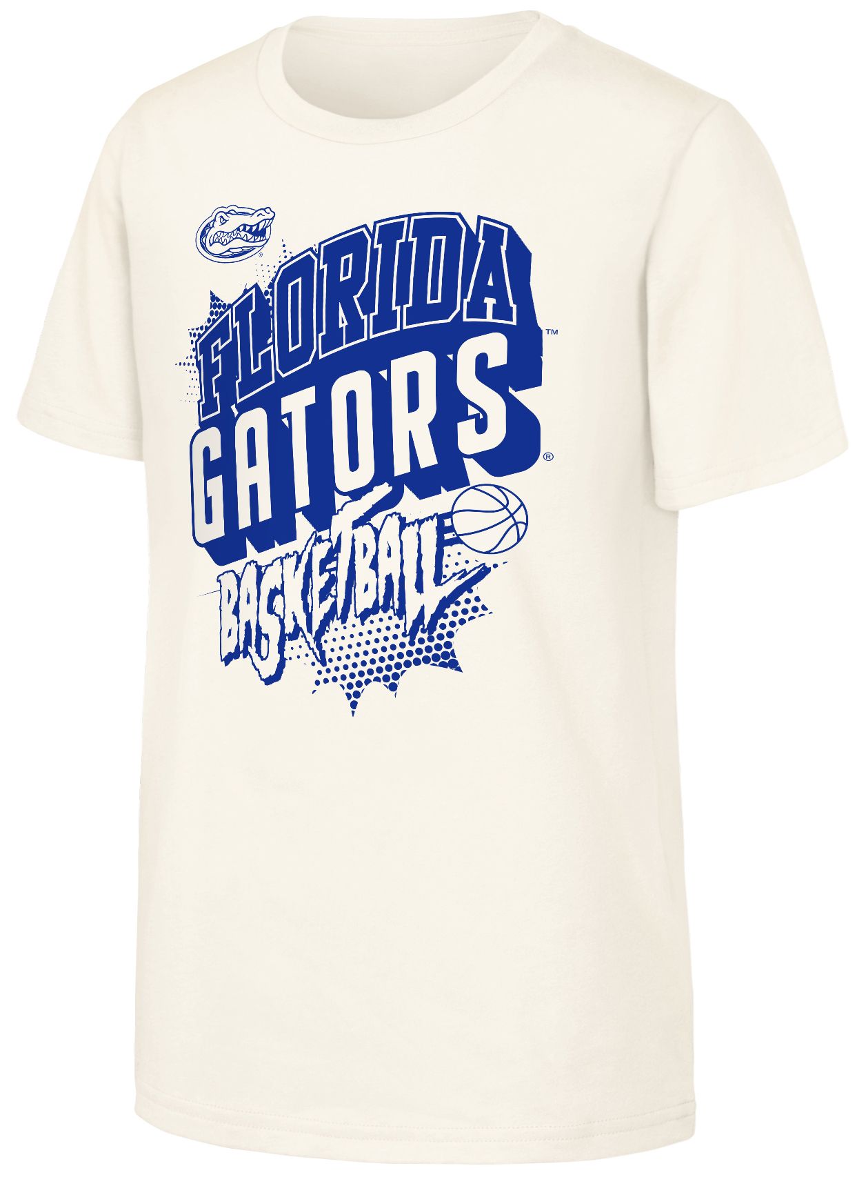 NCAA Youth Florida Gators Natural Action Comics Basketball T-Shirt