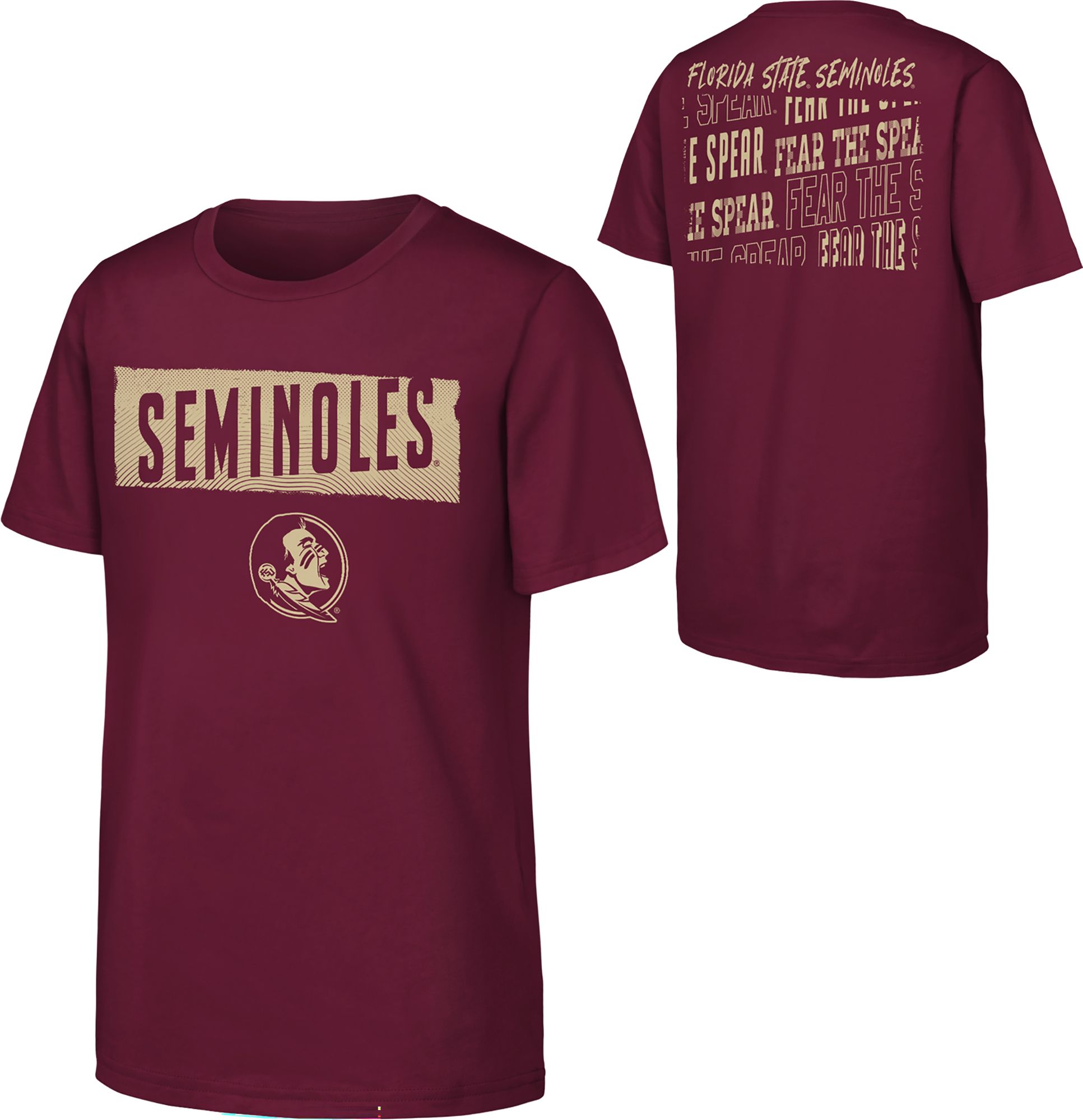 NCAA Youth Florida State Seminoles Garnet Tale of the Tape T-Shirt