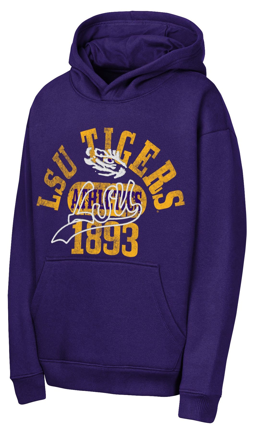 NCAA Youth LSU Tigers Purple Sweep Hoodie