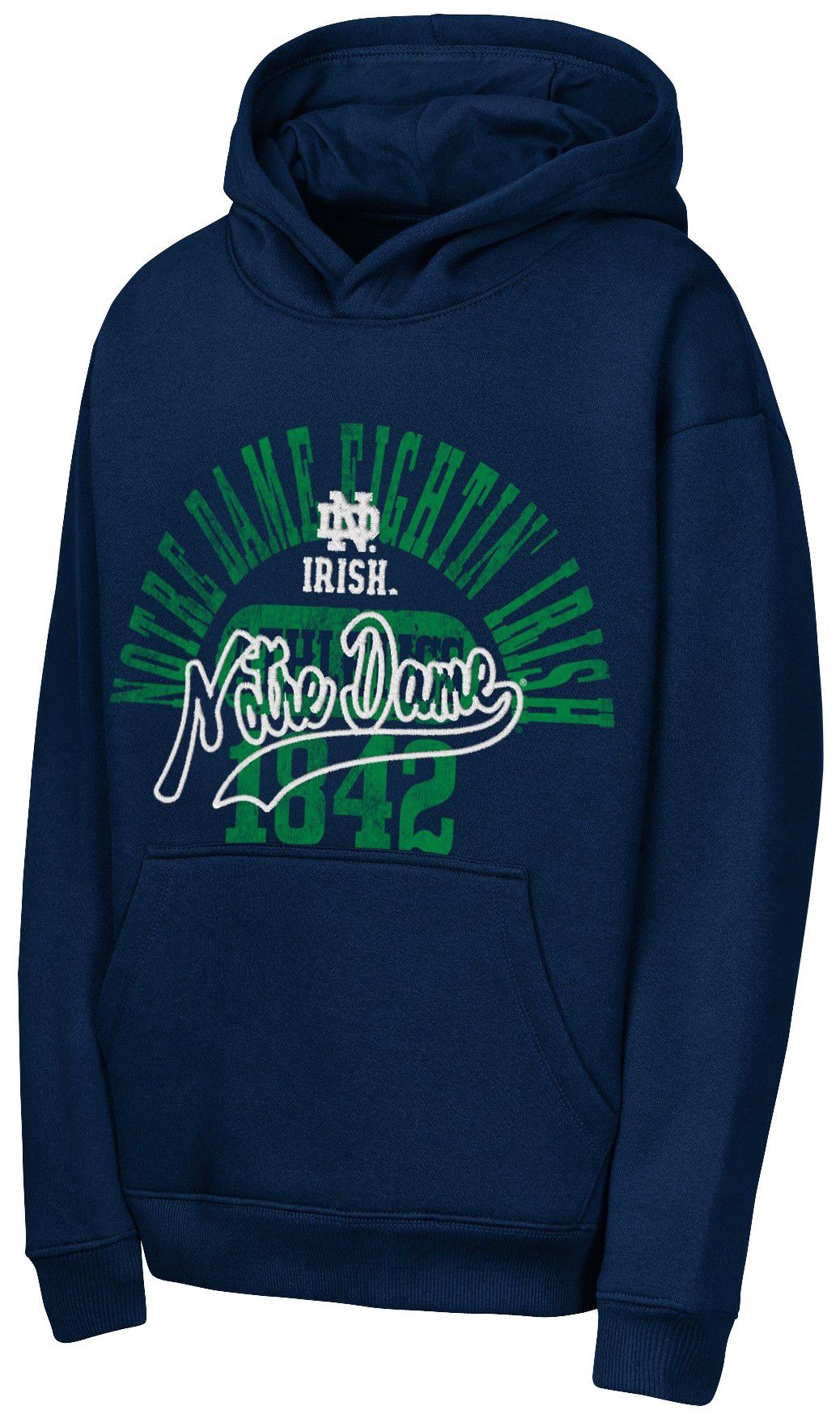 NCAA Youth Notre Dame Fighting Irish Navy Sweep Hoodie
