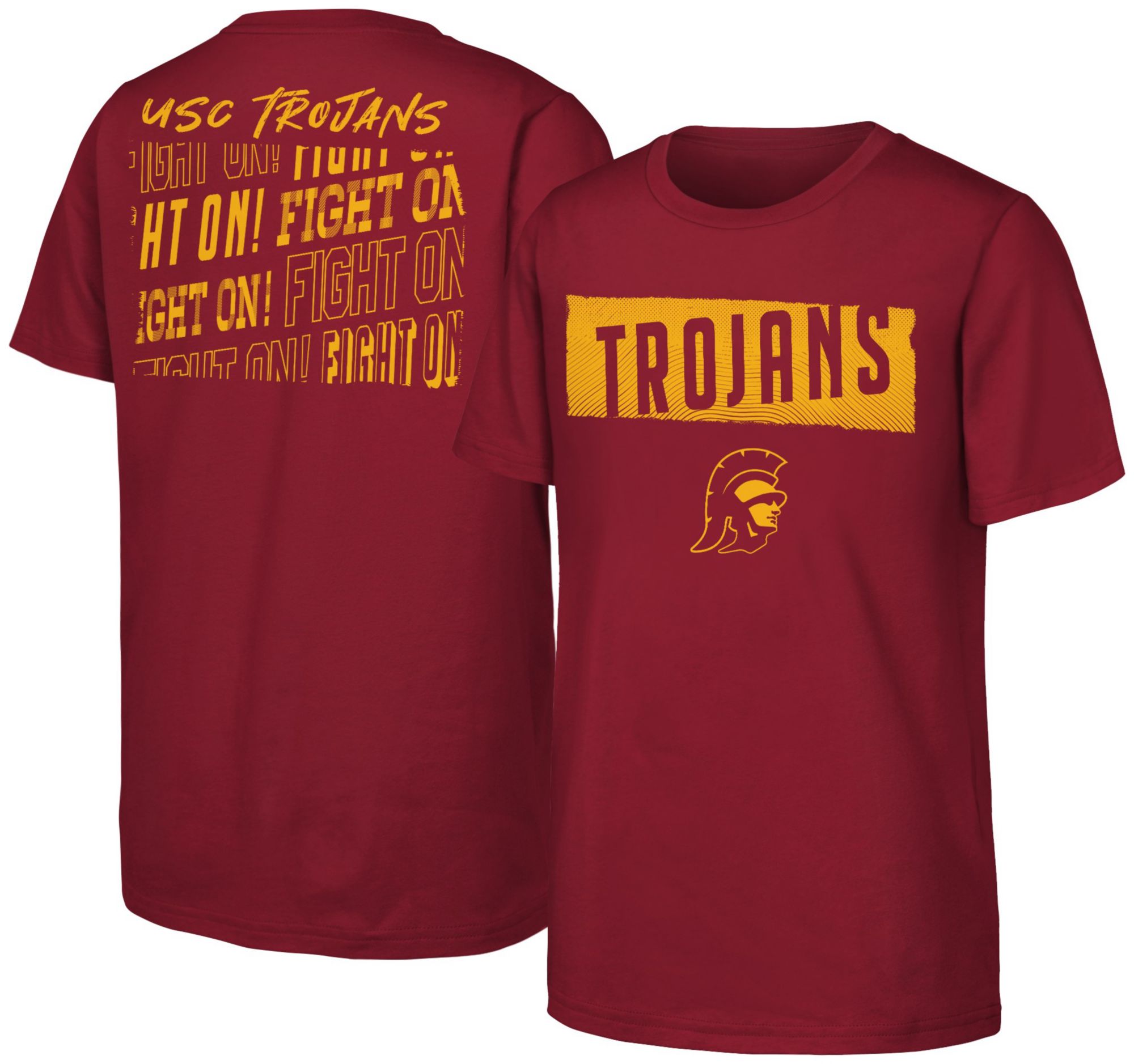 NCAA Youth USC Trojans Red Tale of the Tape T-Shirt