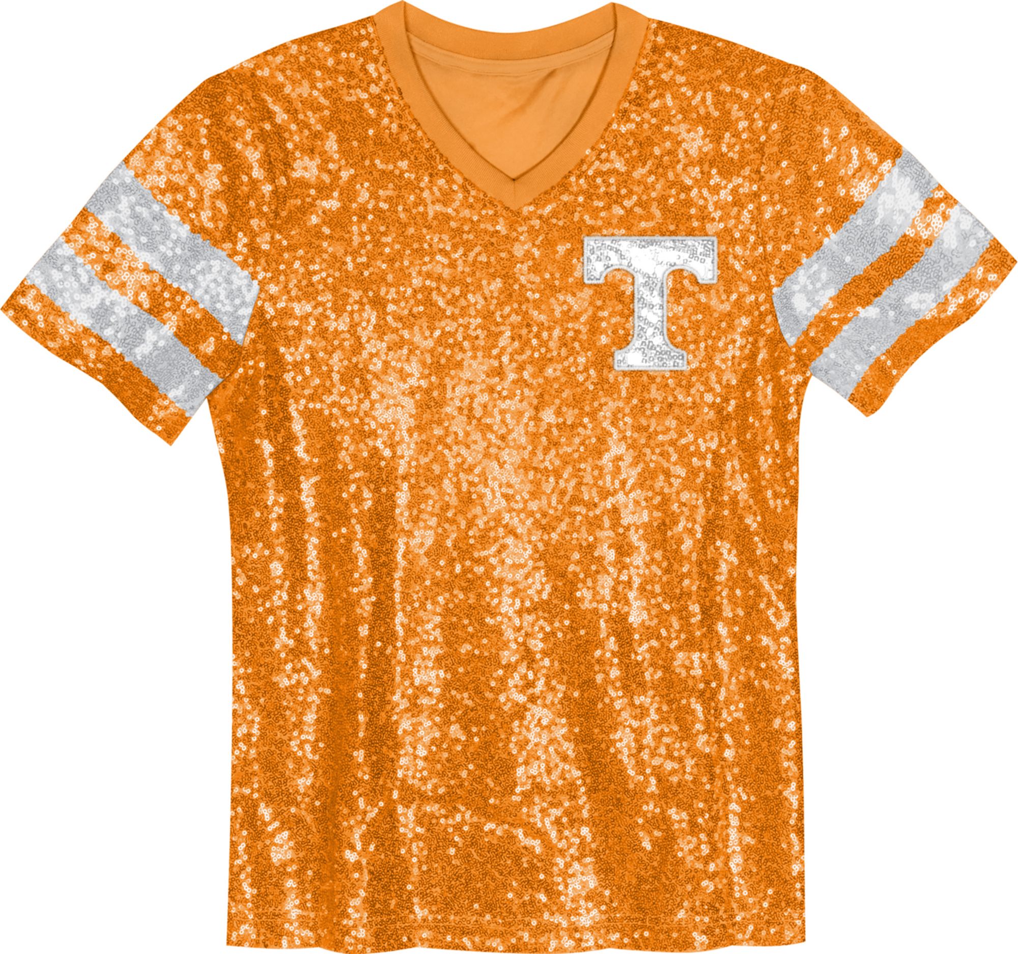 NCAA Youth Tennessee Volunteers Orange Sequin T-Shirt