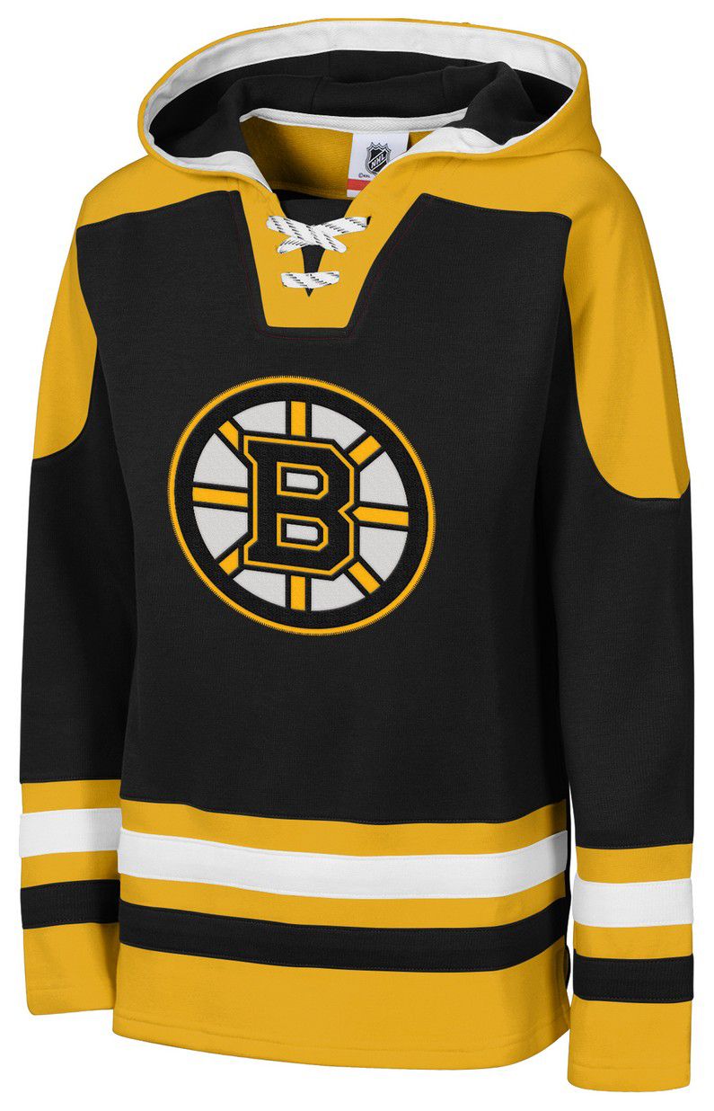 NHL Youth Boston Bruins Black Must-Have Ageless Home Pullover Hoodie