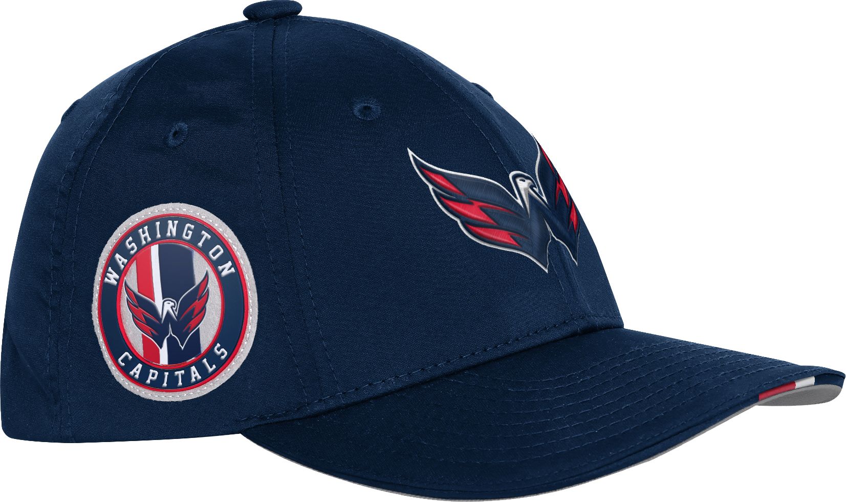 NHL Youth Washington Capitals Black 2025 Draft Podium Adjustable Hat