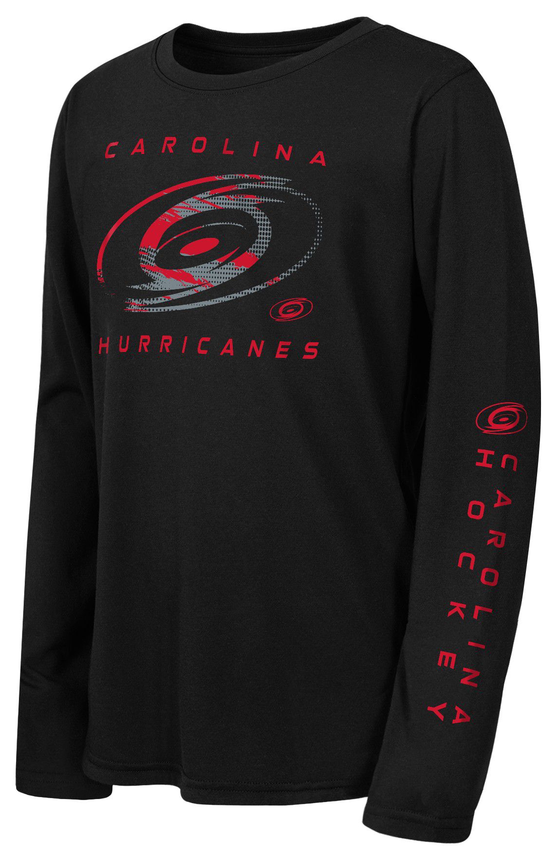 NHL Youth Carolina Hurricanes Black 'Seize The Win' Long Sleeve T-Shirt