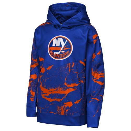 NHL Youth New York Islanders Head Coach Navy Pullover Hoodie