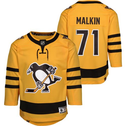 NHL Youth Pittsburgh Penguins Sidney Crosby #87 Yellow Authentic