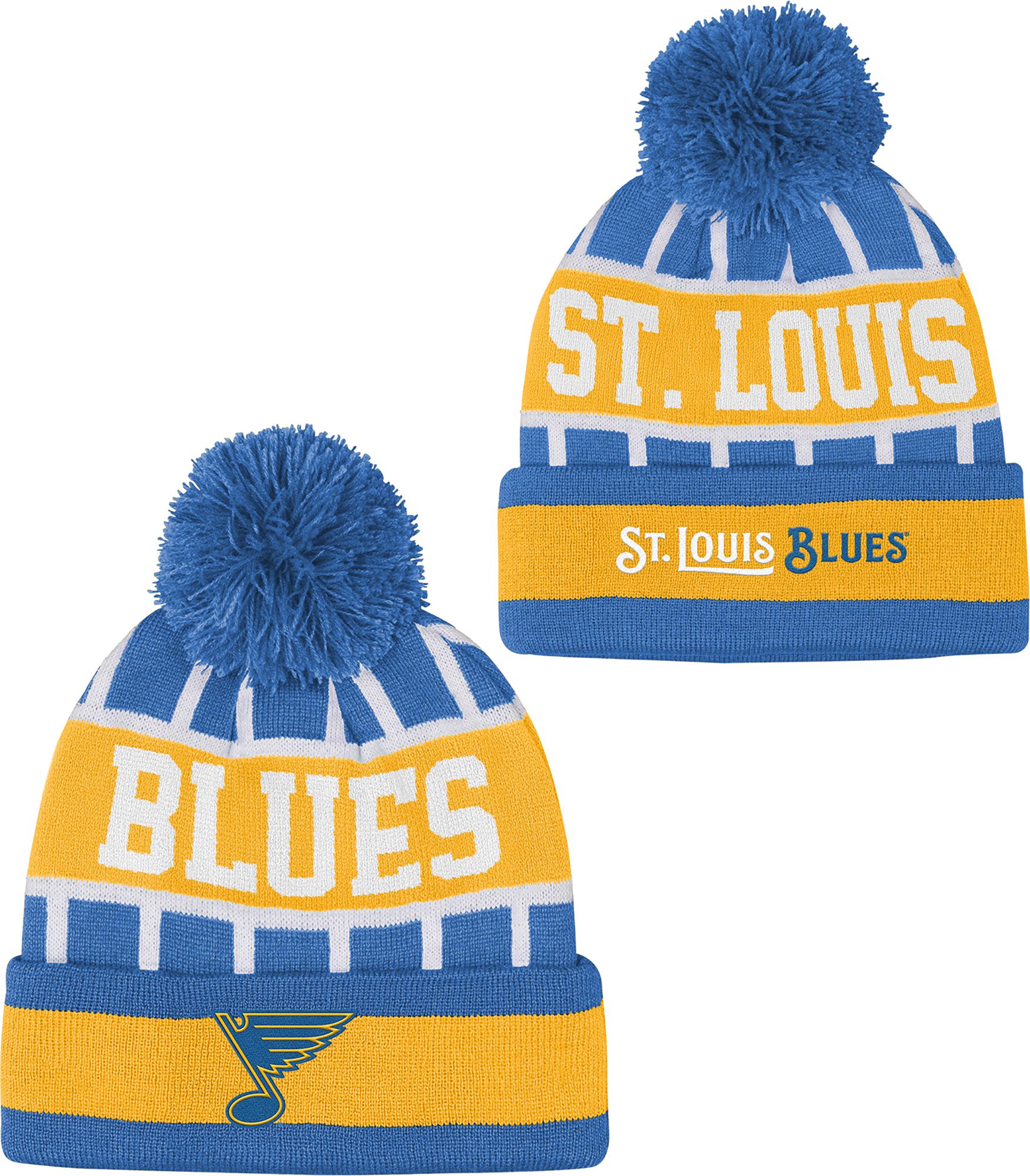 NHL Youth St. Louis Blues Blue Go Fast Cuffed Beanie