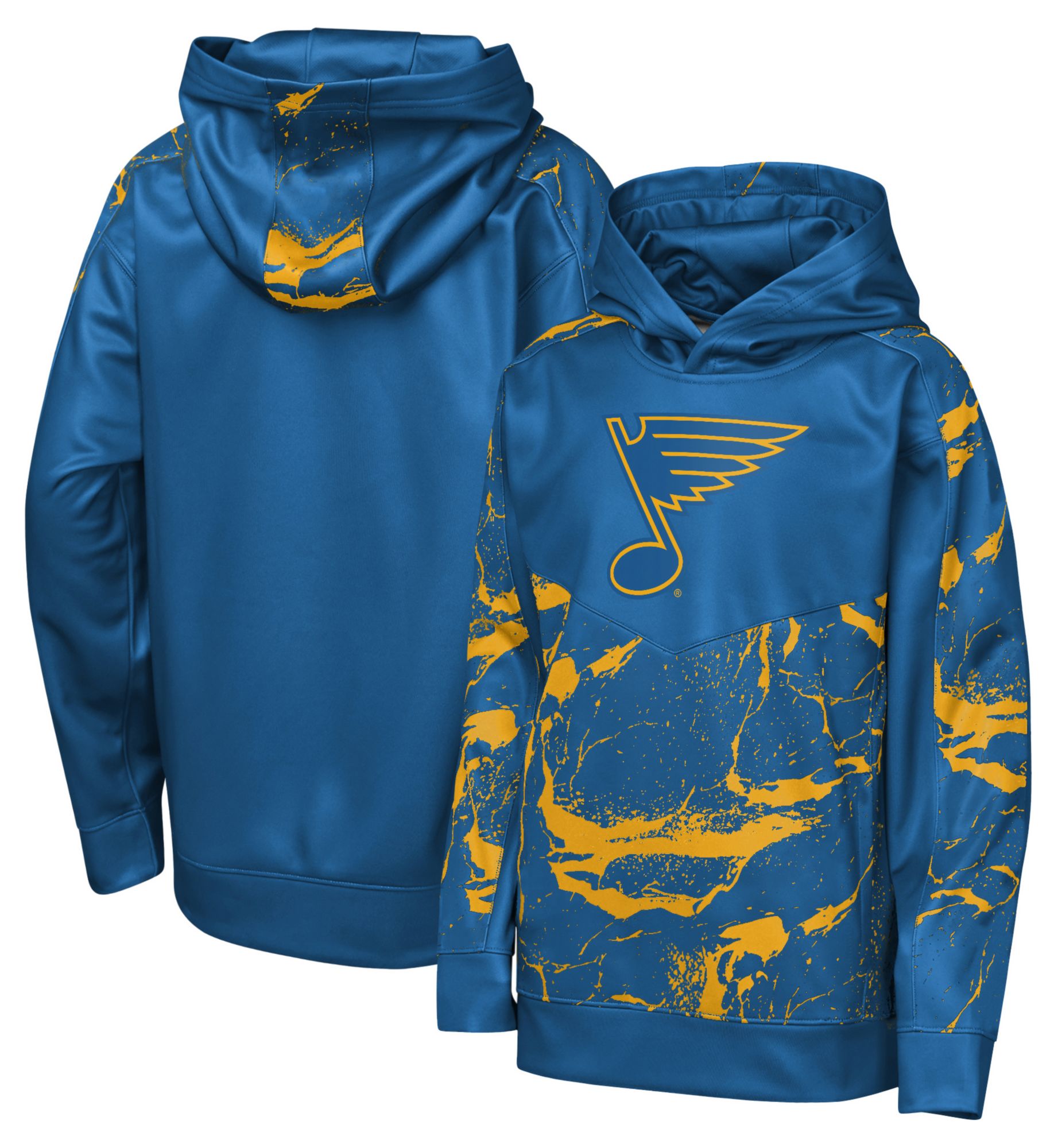Outerstuff Youth St. Louis Blues Blue Power Play Pullover Hoodie
